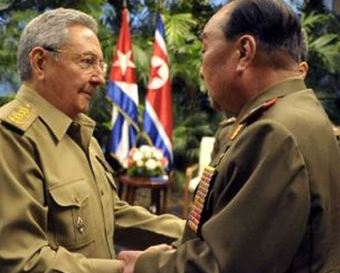 Raul Castro and corean general